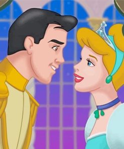 Cinderella And Prince Disney Lovers Paint By Numbers