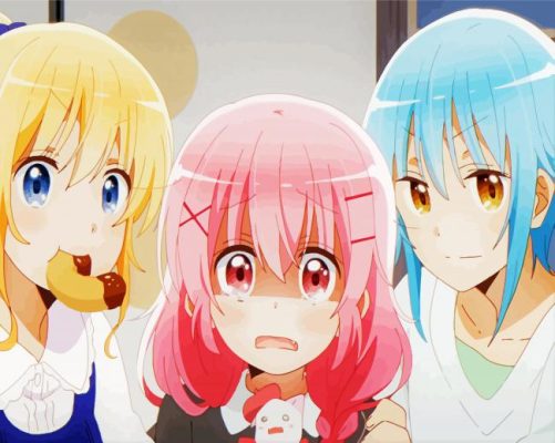 Comic Girls Characters Paint By Numbers