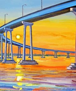 Coronado Bridge Art Paint By Numbers