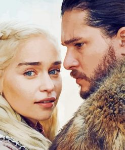 Daenerys And Jon Snow Paint By Numbers