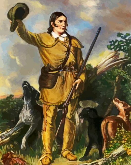 Davy Crockett Paint By Numbers