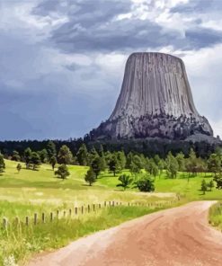 Devil Tower Paint By Numbers