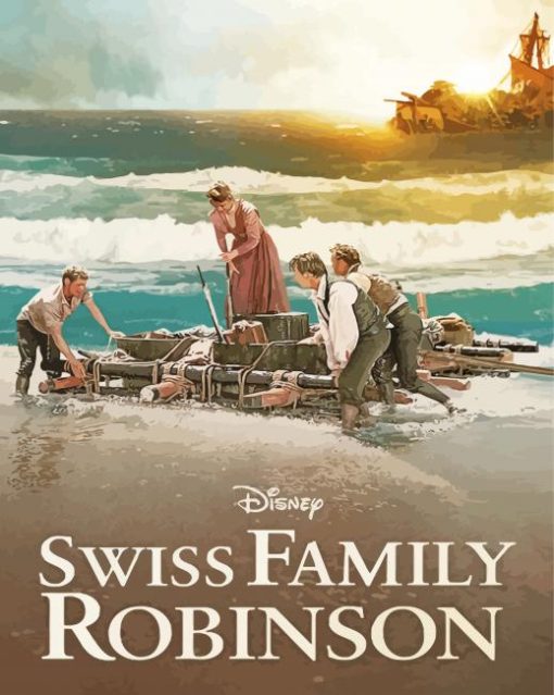Disney Swiss Family Robinson Poster Paint By Numbers