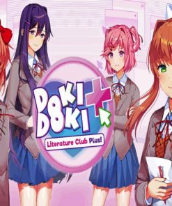 Doki Doki Literature Club Poster Paint By Numbers