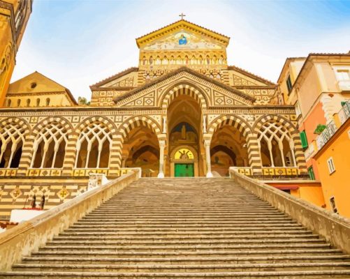 Duomo Di Amalfi Ravello Italy Paint By Numbers