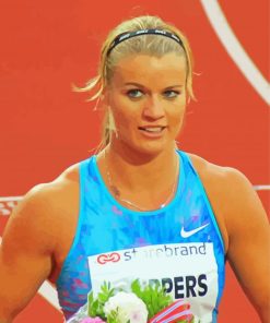 Dutch Athlete Dafne Schippers Paint By Numbers