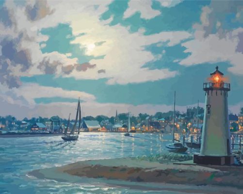 Edgartown Marthas Vineyard Paint By Numbers