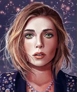 Elizabeth Olsen Art Paint By Numbers