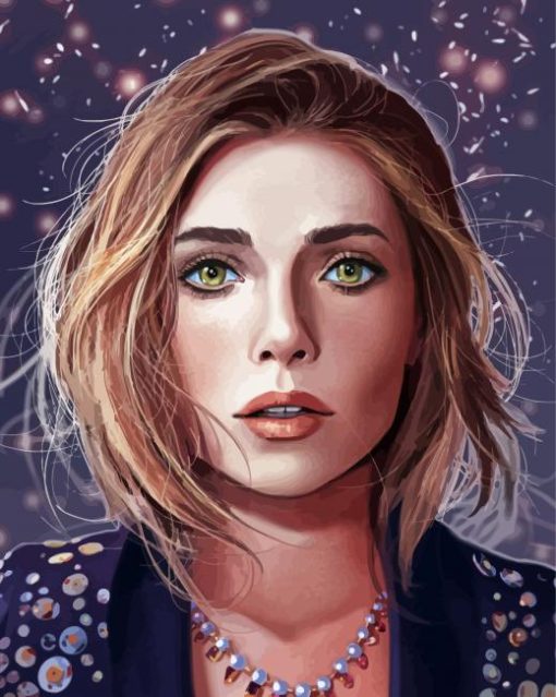 Elizabeth Olsen Art Paint By Numbers