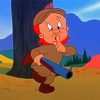 Elmer Fudd Looney Tunes Character Paint By Numbers