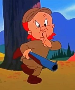 Elmer Fudd Looney Tunes Character Paint By Numbers