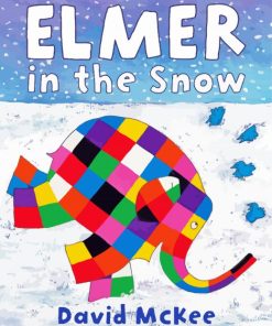 Elmer In The Snow Paint By Numbers