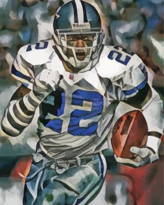 Emmitt Smith Paint By Numbers