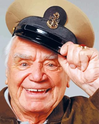 Ernest Borgnine Paint By Numbers