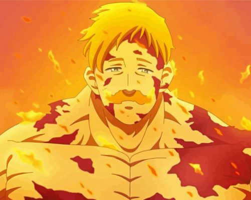 Escanor Nanatsu No Taizai Anime Paint By Numbers