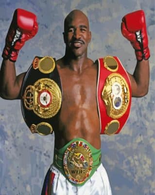 Evander Holyfield Boxer Paint By Numbers