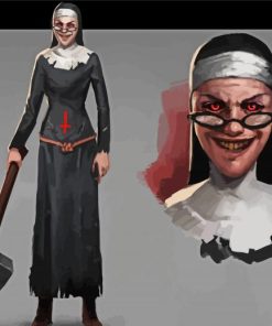 Evil Nun Paint By Numbers