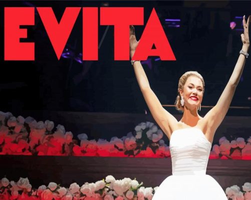 Evita Poster Paint By Numbers