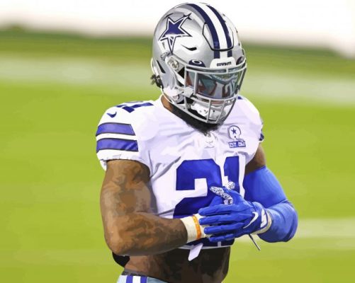 Aesthetic Ezekiel Elliott Paint By Numbers