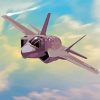 F35 Jet Art Paint By Numbers
