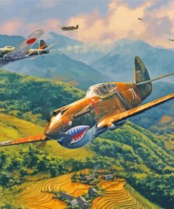 Flying Tigers Paint By Numbers