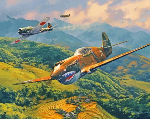 Flying Tigers Paint By Numbers