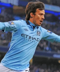 Football Player David Silva Paint By Numbers