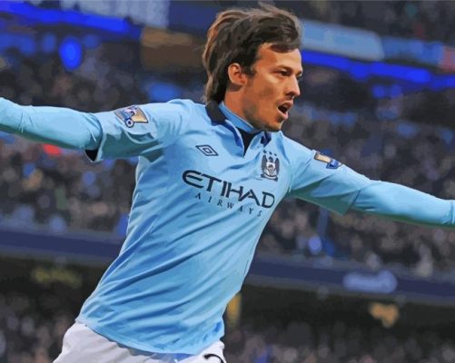 Football Player David Silva Paint By Numbers