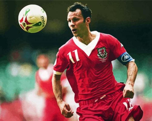 Football Player Ryan Giggs Paint By Numbers