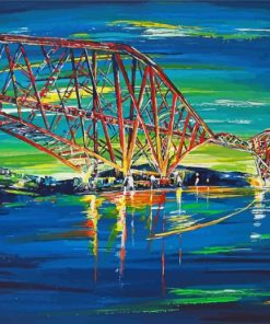 Forth Bridge Art Paint By Numbers