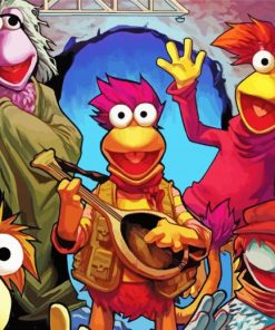 Fraggle Rock Comedy Animation Paint By Numbers