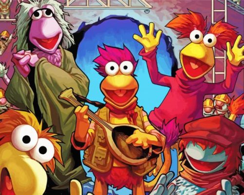 Fraggle Rock Comedy Animation Paint By Numbers