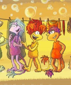 Fraggle Rock Laundry Day Paint By Numbers