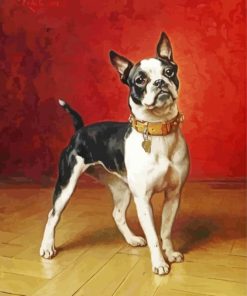 French Bulldog With Collar Art Paint By Numbers