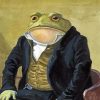 Frog Wearing Suit Paint By Numbers