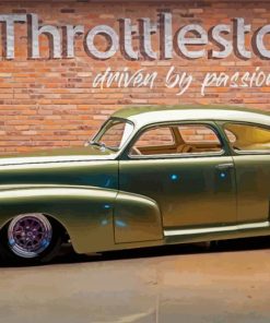 Golden 48 Chevy Fleetline Paint By Numbers