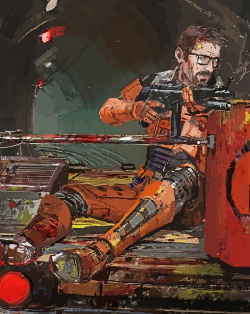 Half Life Character Paint By Numbers