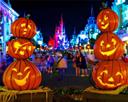 Halloween Disney Paint By Numbers