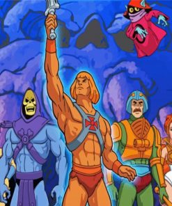 He Man Masters Of The Universe Paint By Numbers