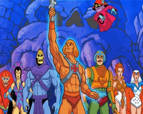 He Man Masters Of The Universe Paint By Numbers