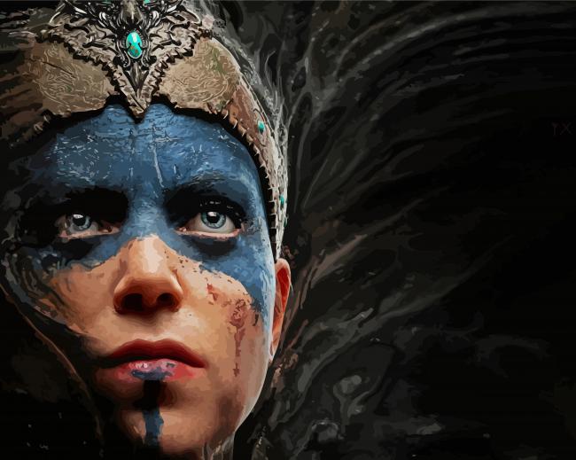 Hellblade Senua S Sacrifice Paint By Numbers - Painting By Numbers