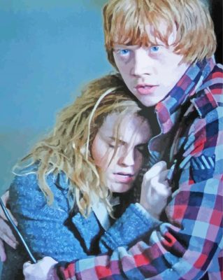 Hermione And Ron Couple Paint By Numbers