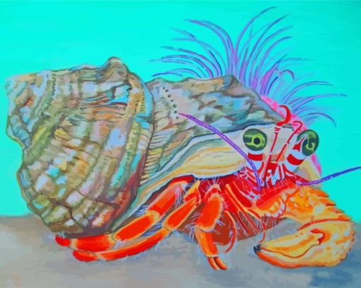 Hermit Crab Art Paint By Numbers
