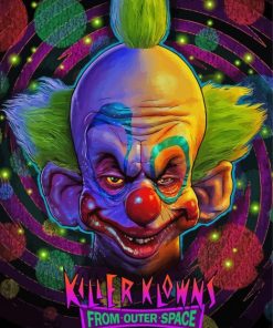 Horror Film Killer Klowns Paint By Numbers