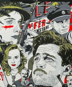 Illustration Inglorious Basterds Paint By Numbers