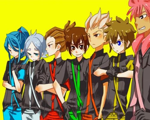 Inazuma Eleven Paint By Numbers