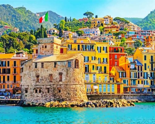 Italy Rapallo Municipality Paint By Numbers