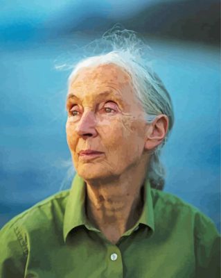 Jane Goodall Paint By Numbers