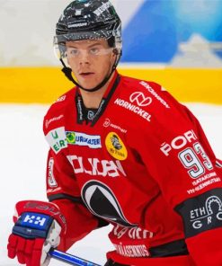 Jesperi Kotkaniemi Ice Hockey Player Paint By Numbers