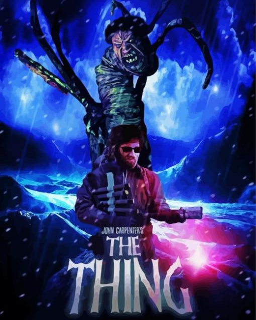 John Carpenter The Thing Horror Movie Poster Paint By Numbers